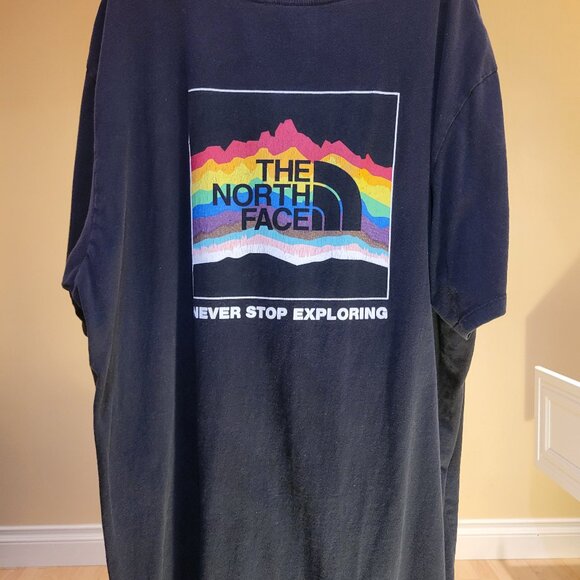 North Face Pride Logo XL Tee - Picture 1 of 4